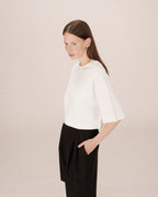 Ivory Crop Top Star