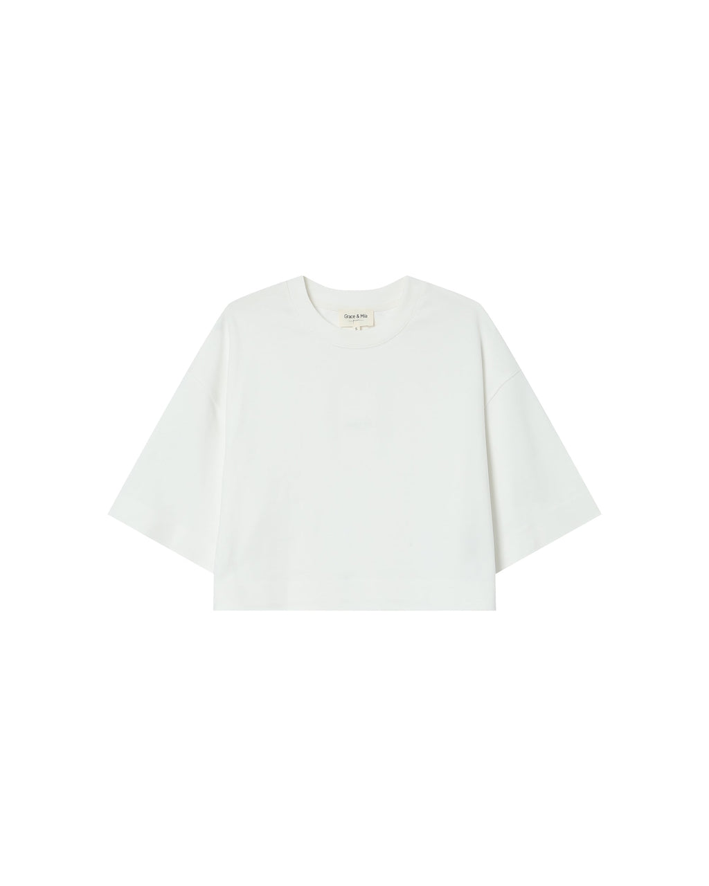 Ivory Crop Top Star