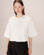 Ivory Crop Top Star