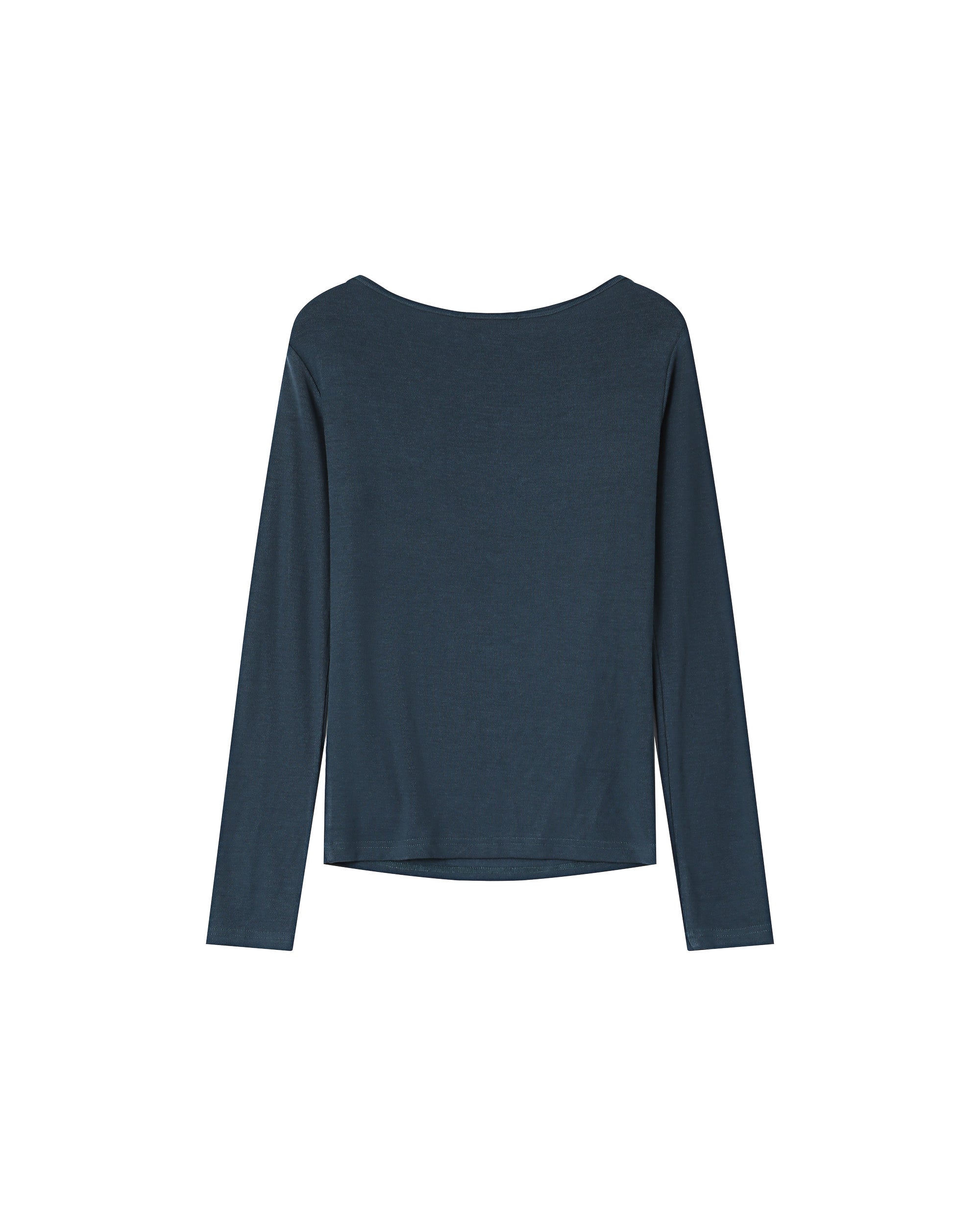 Stanley Petrol Blue Boat Neck Top