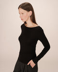 Top Col Bateau Noir Stanley