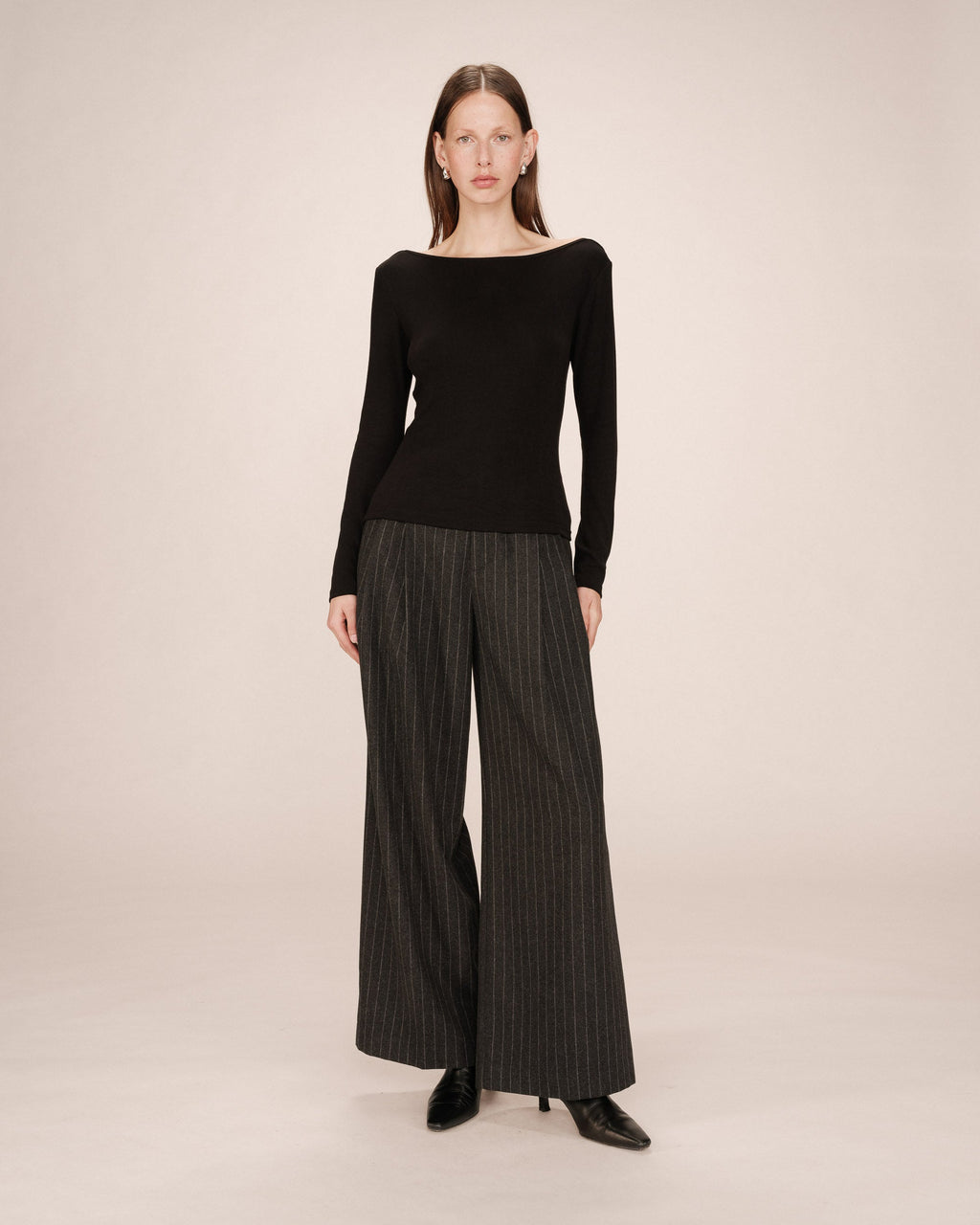 Top Col Bateau Noir Stanley