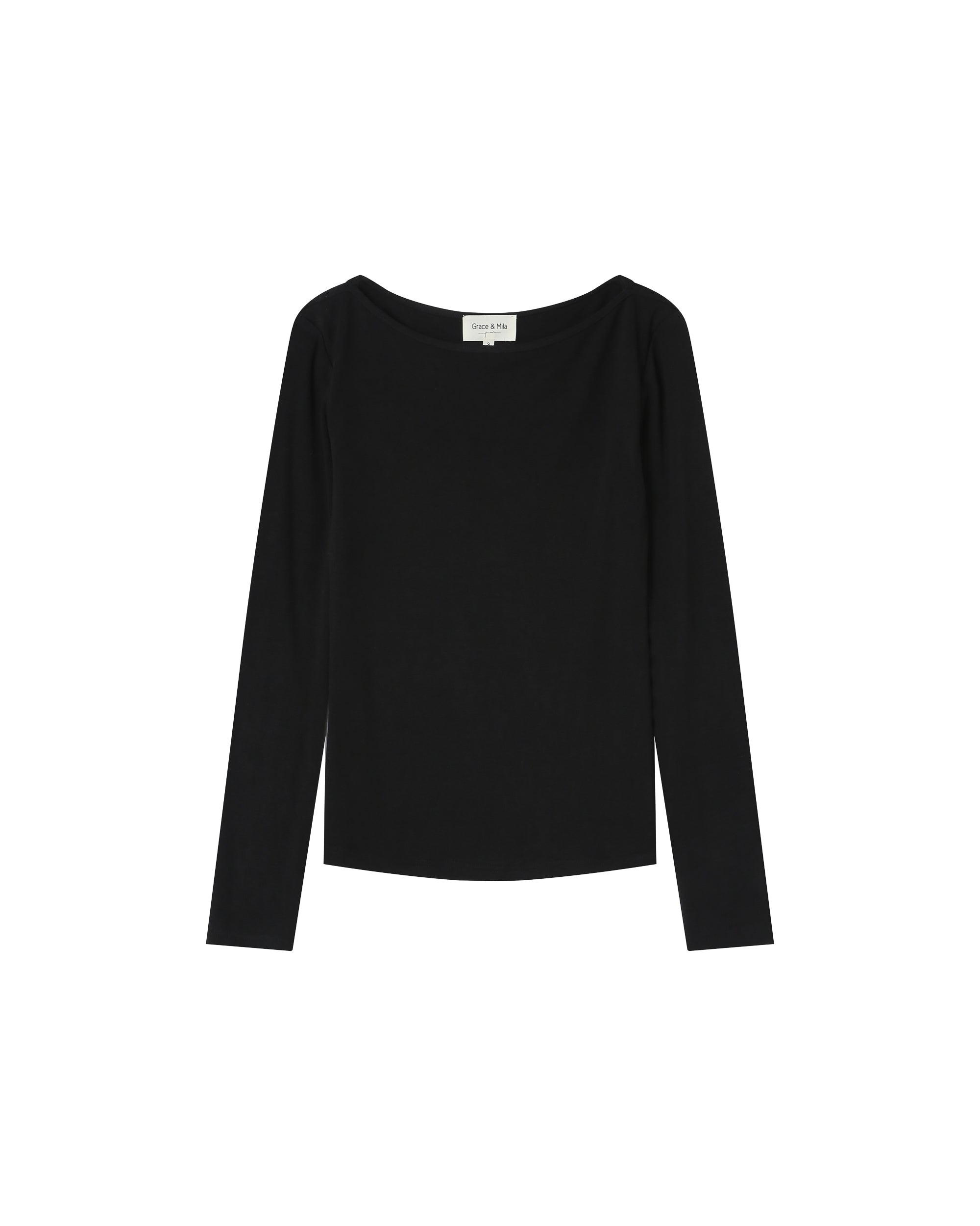 Top Col Bateau Noir Stanley