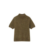 Olive Funnel Neck Jumper Saule
