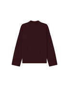 Pull Col Montant Bordeaux Salty