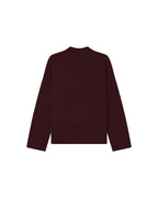 Pull Col Montant Bordeaux Salty