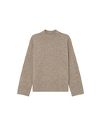 High-Neck Jumper Greige Salty