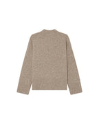 High-Neck Jumper Greige Salty