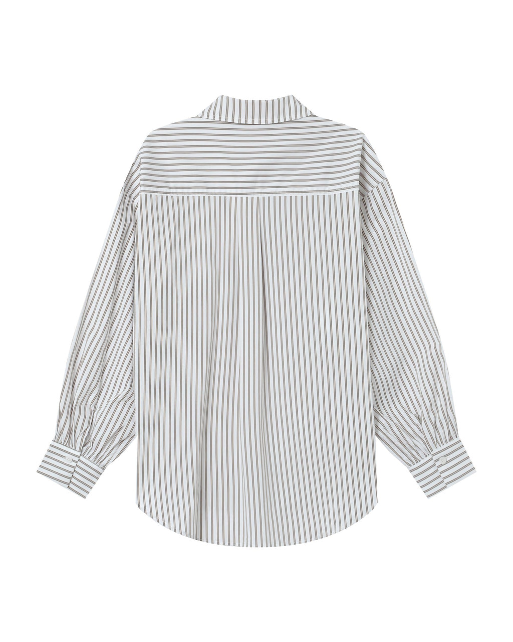 Chemise A Rayures Greige Sorbet