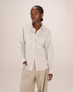 Chemise A Rayures Greige Sorbet