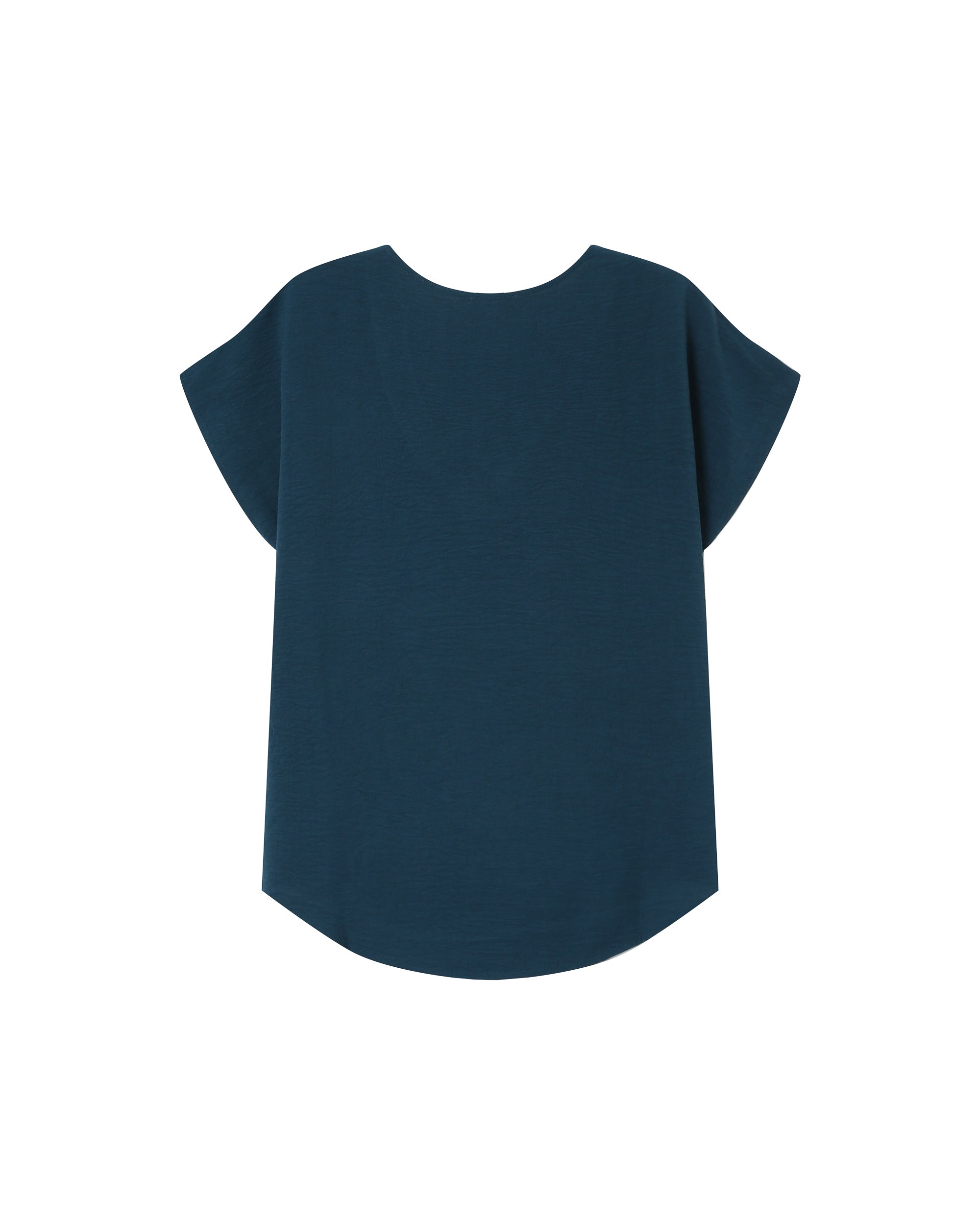 Fluid V-Neck Top Emerald Season