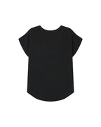 Fluid V-Neck Top Black Season