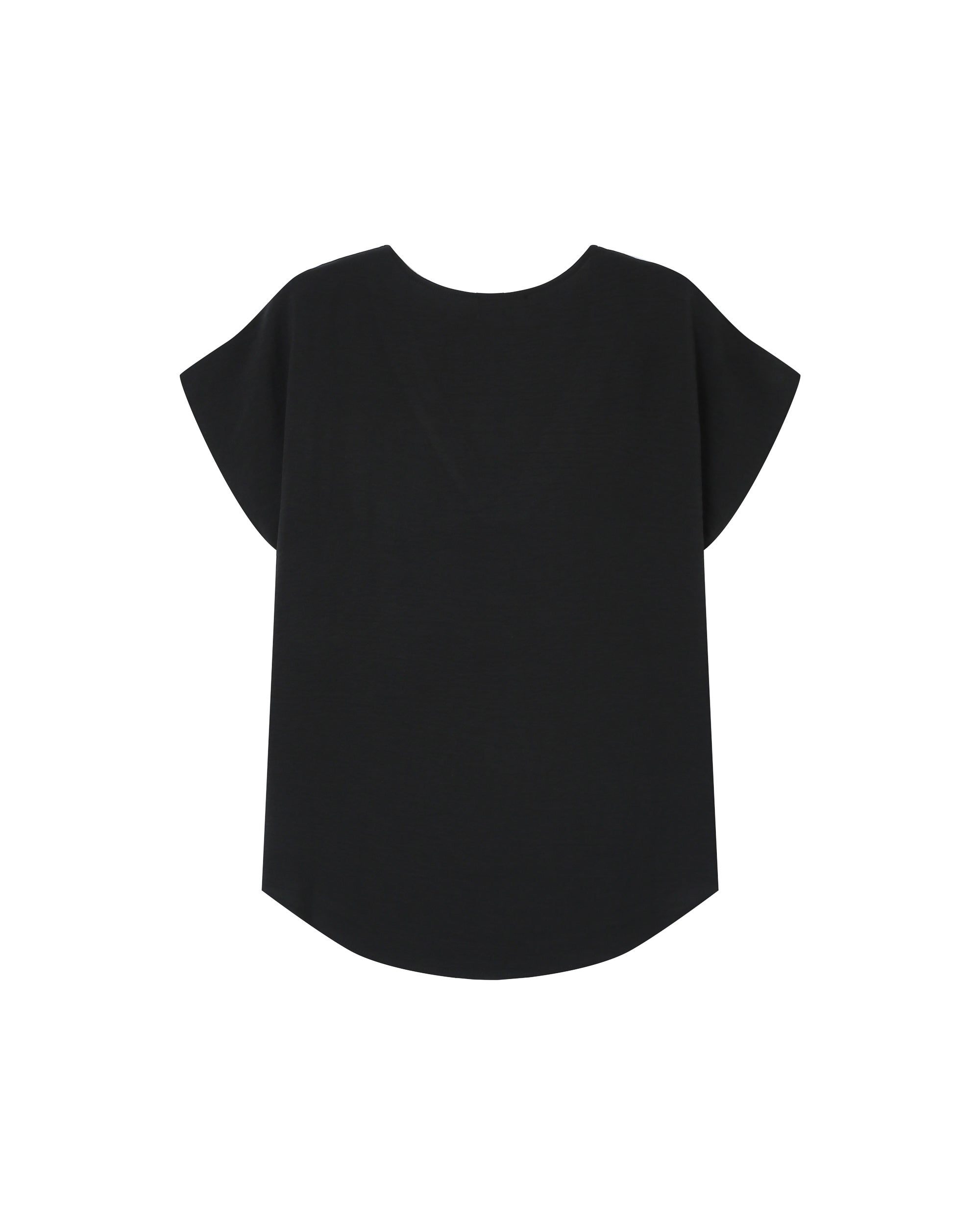 Fluid V-Neck Top Black Season