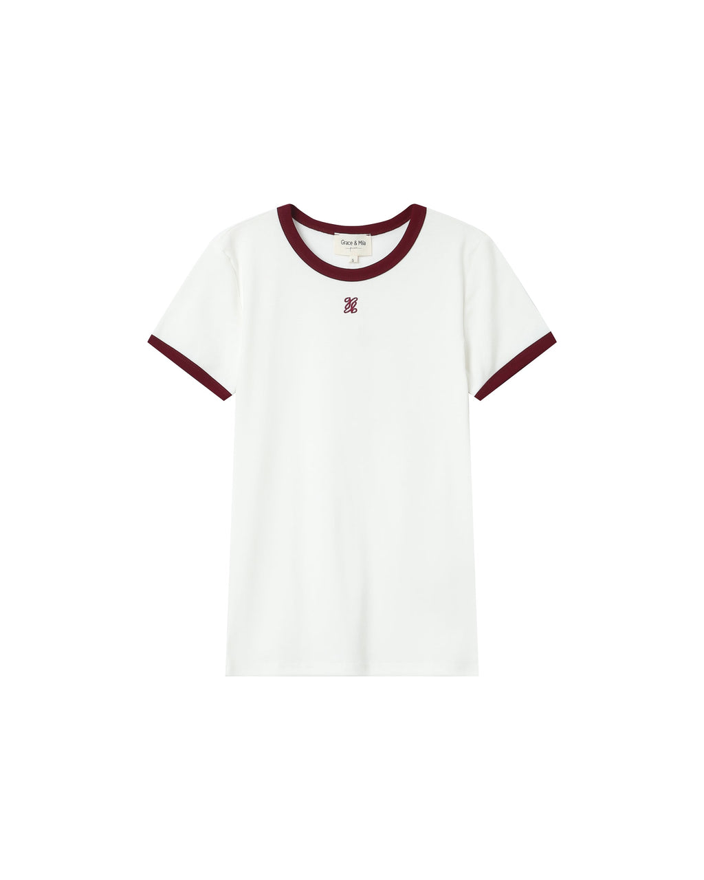 T-Shirt Monogramme G&M Brode Ecru Sany