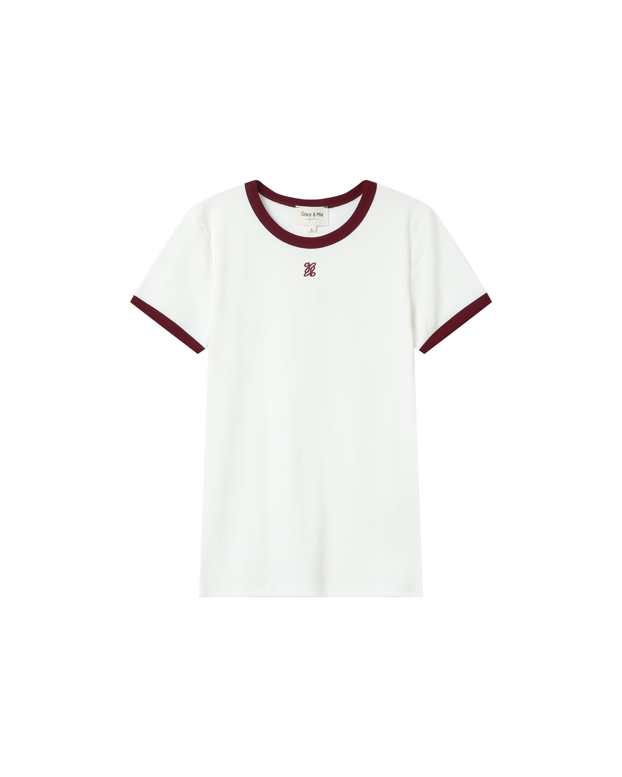 T-Shirt Monogramme G&M Brode Ecru Sany