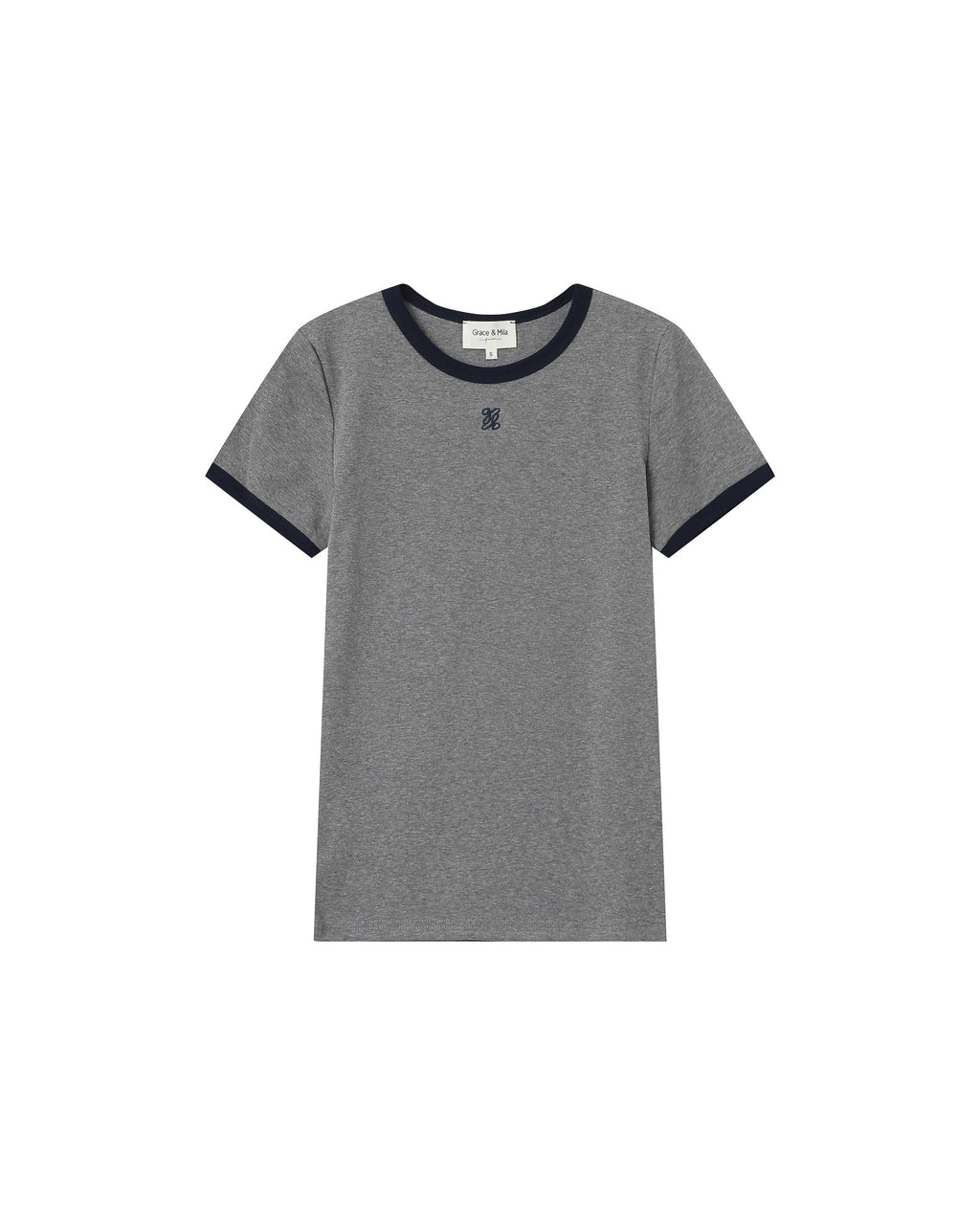 T-Shirt Monogramme G&M Brode Gris Sany