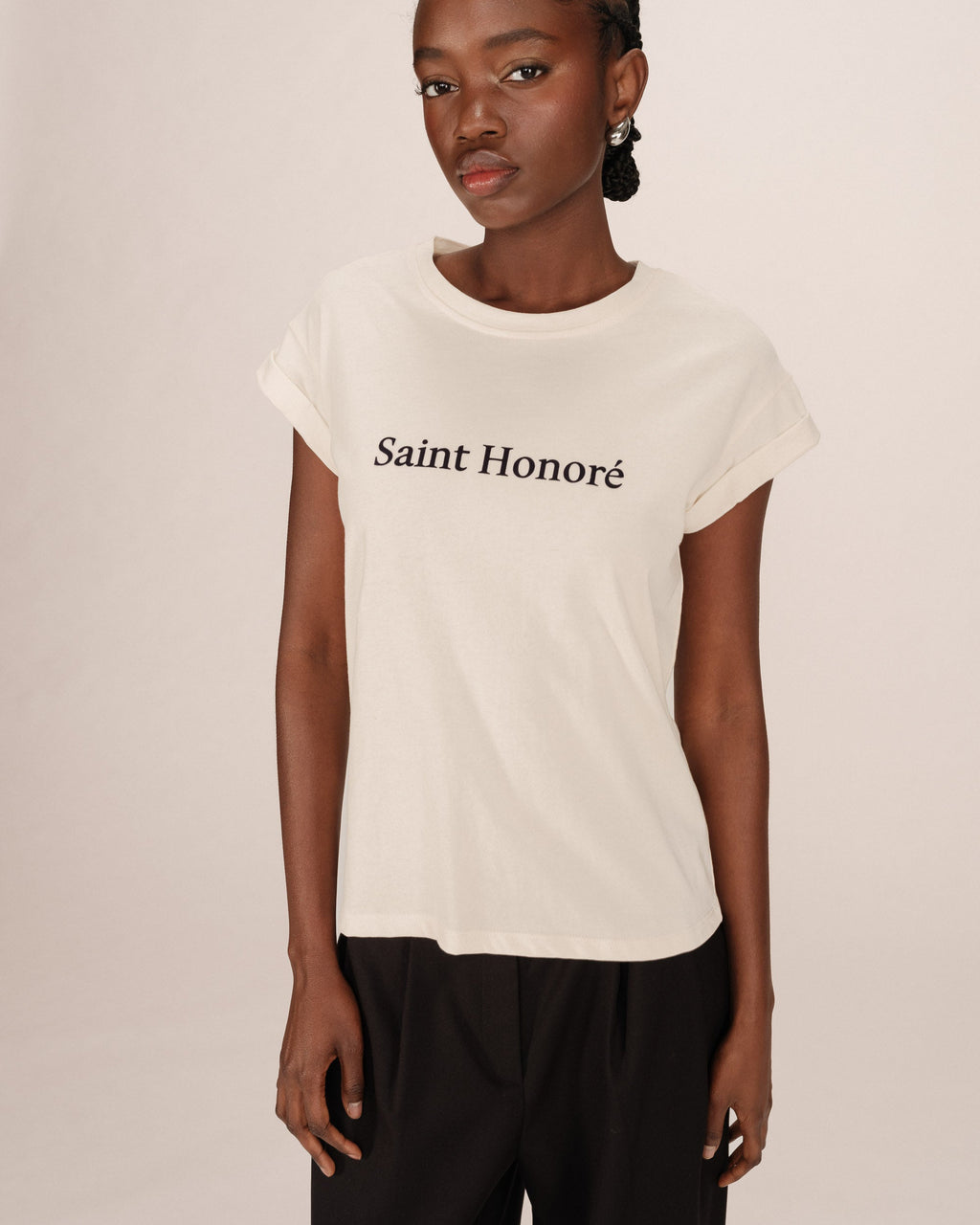 Beige Message T-Shirt Sorentino