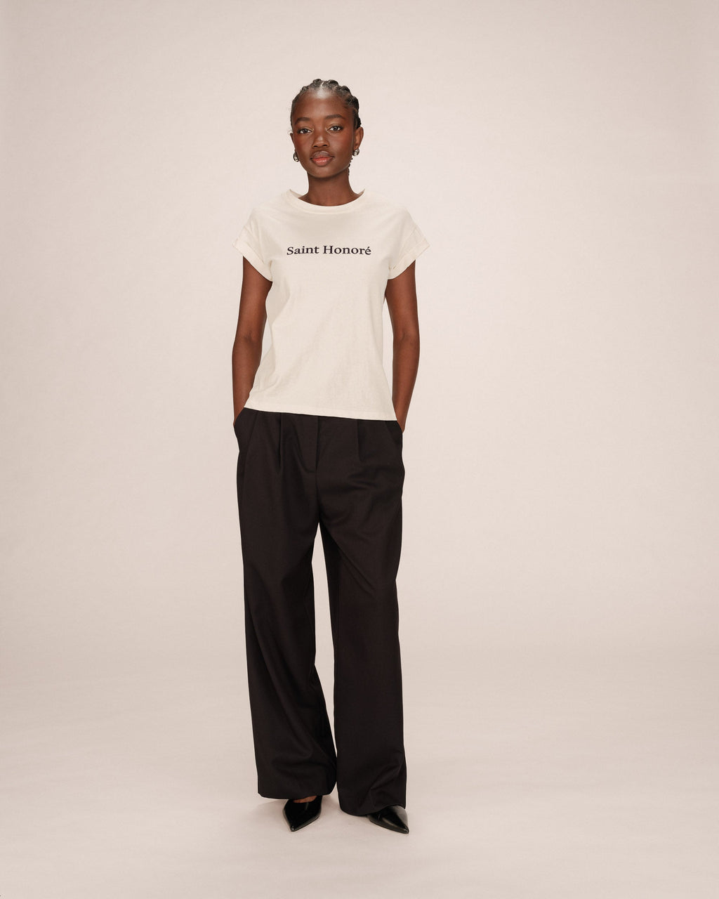 Beige Message T-Shirt Sorentino