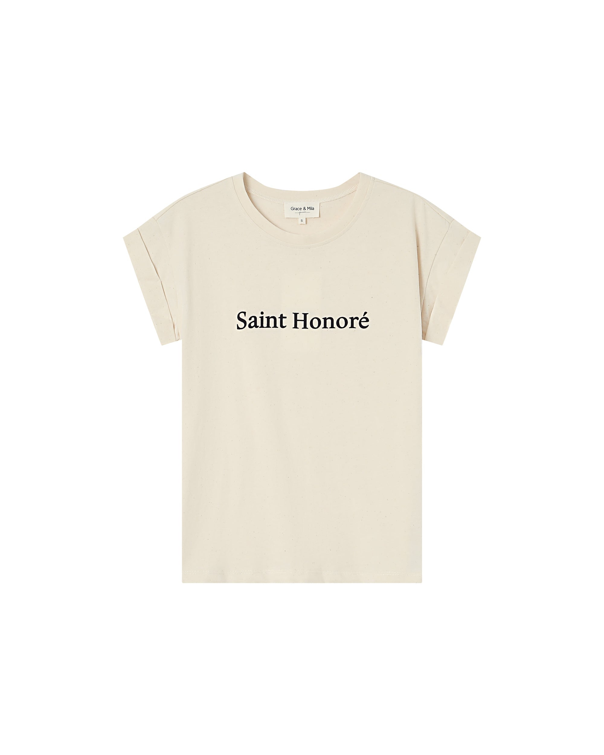 Beige Message T-Shirt Sorentino