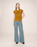 T-Shirt A Message Ocre Sorentino