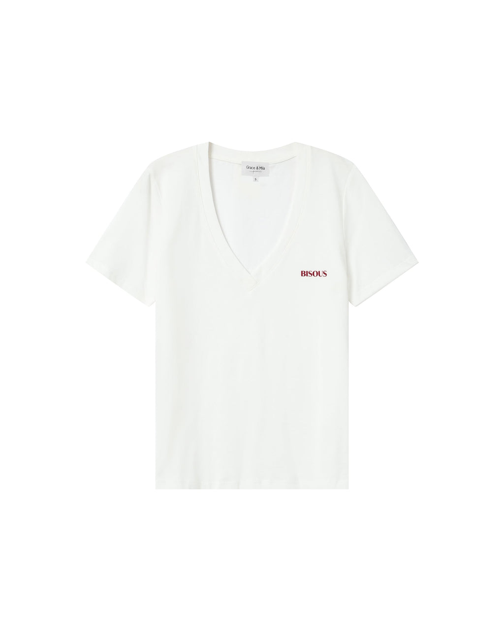 Ivory Slogan T-Shirt Samory