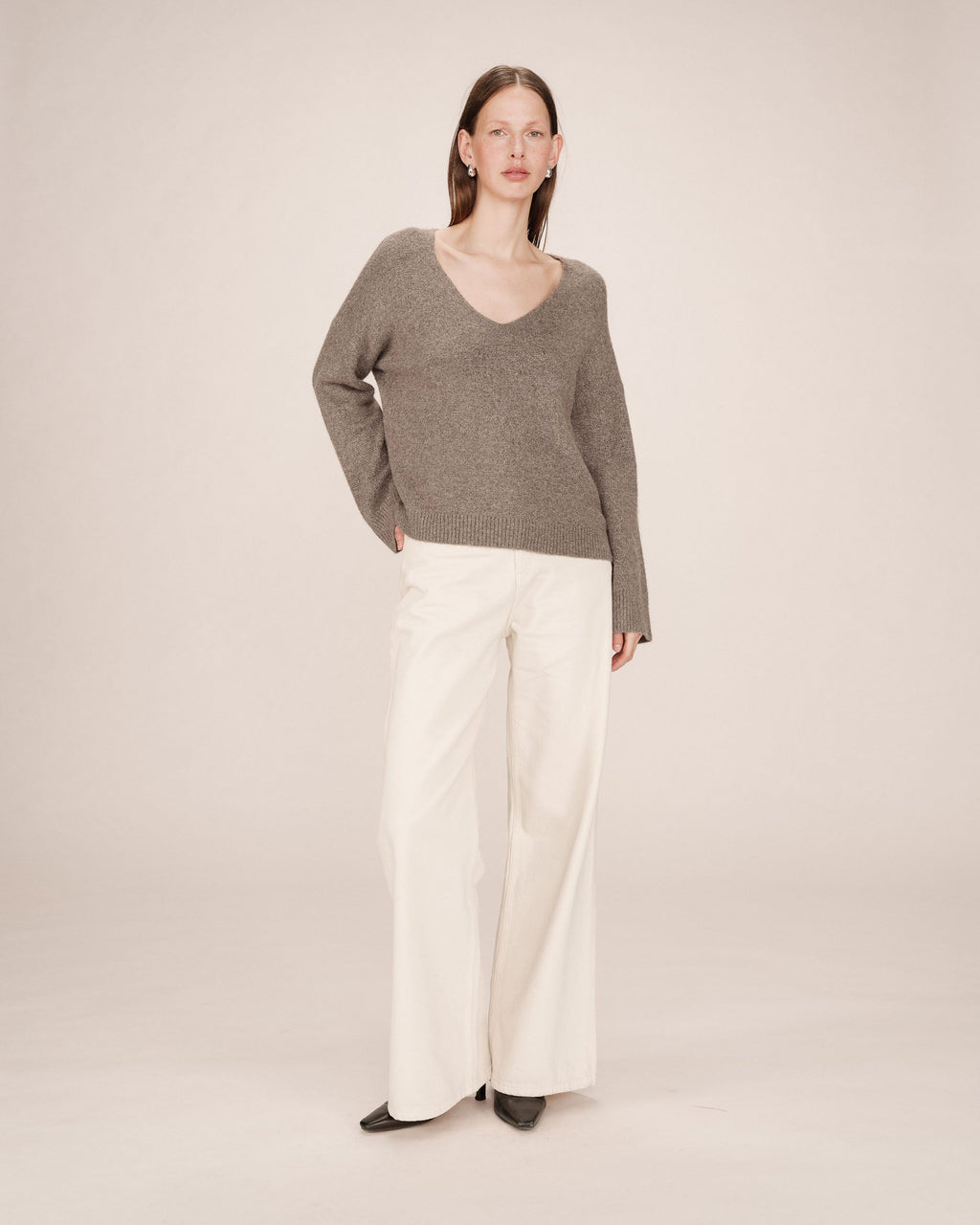 Pull Taupe Salvador