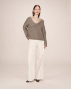 Pull Taupe Salvador