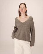 Pull Taupe Salvador
