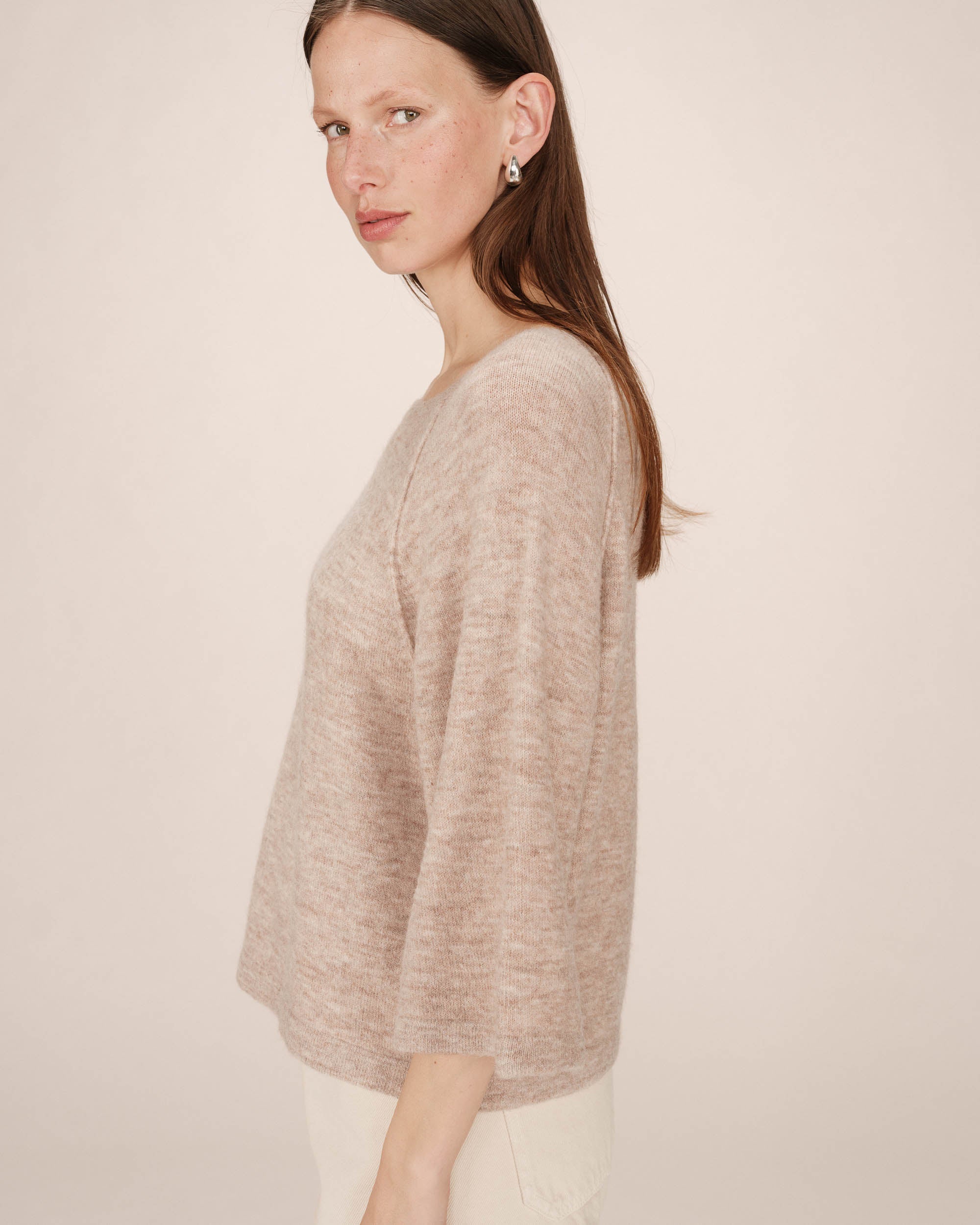 Beige Pink Jumper Sam