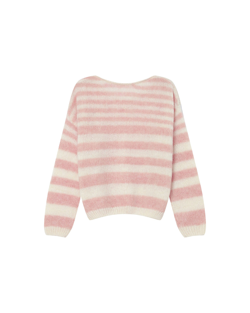 Pull A Rayures Cristal Rose Sand