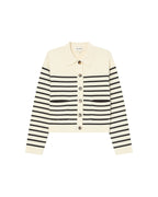 Cardigan Boutonne Ecru Sailor