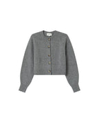 Buttoned Grey Cardigan Sanders