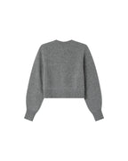 Buttoned Grey Cardigan Sanders