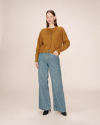 Buttoned Cardigan Khaki Sanders
