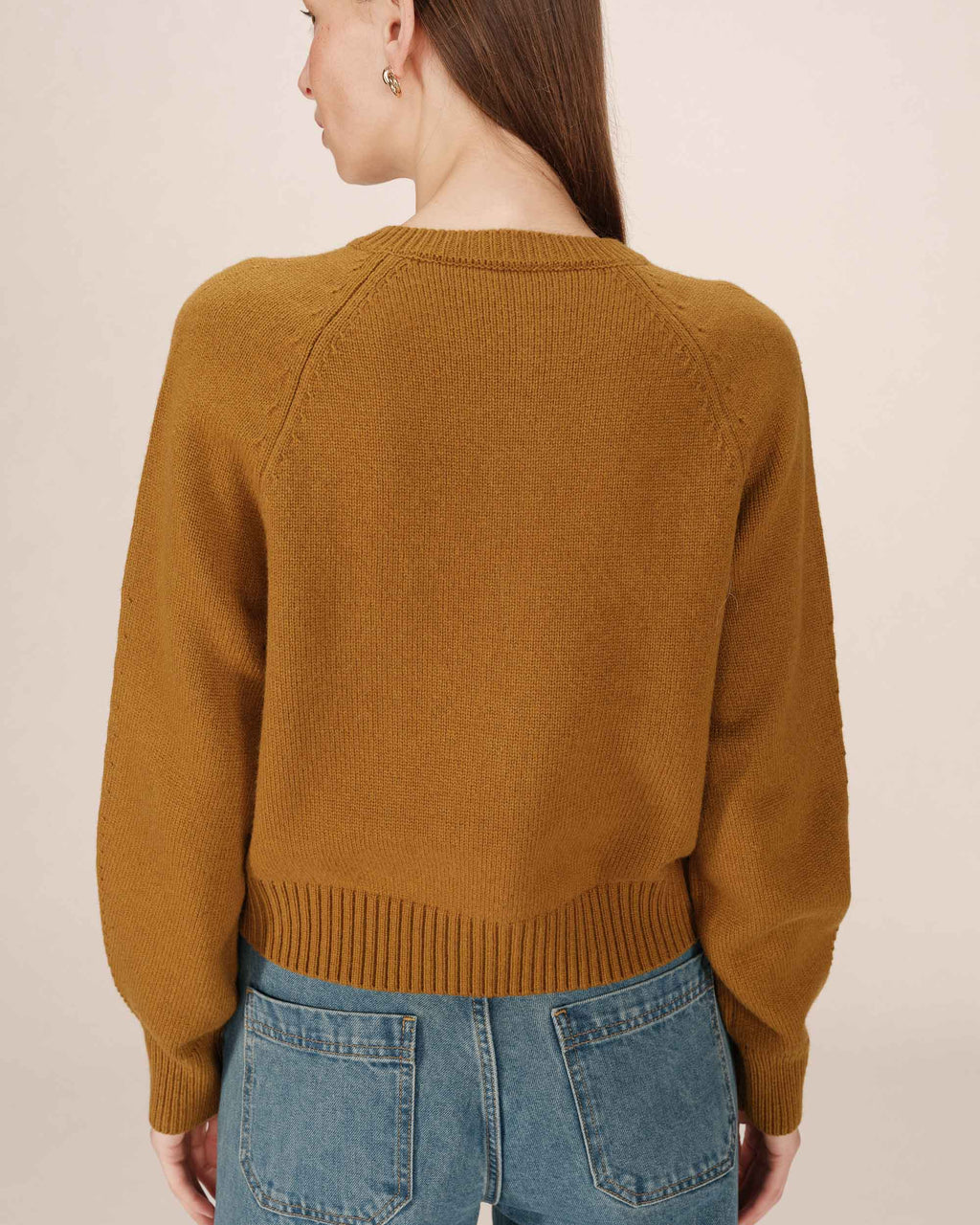 Buttoned Cardigan Khaki Sanders