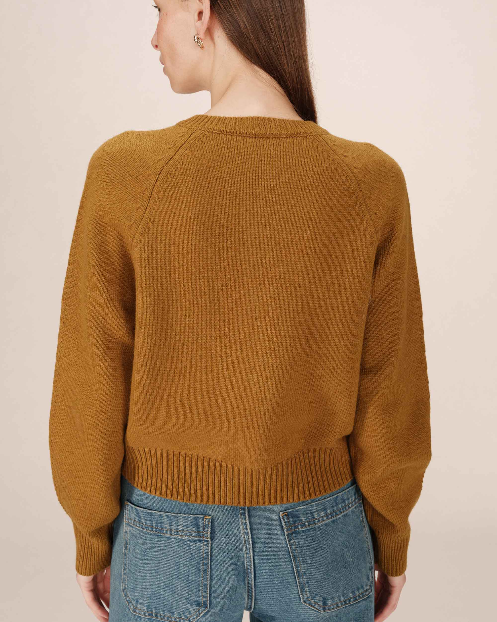 Buttoned Cardigan Khaki Sanders