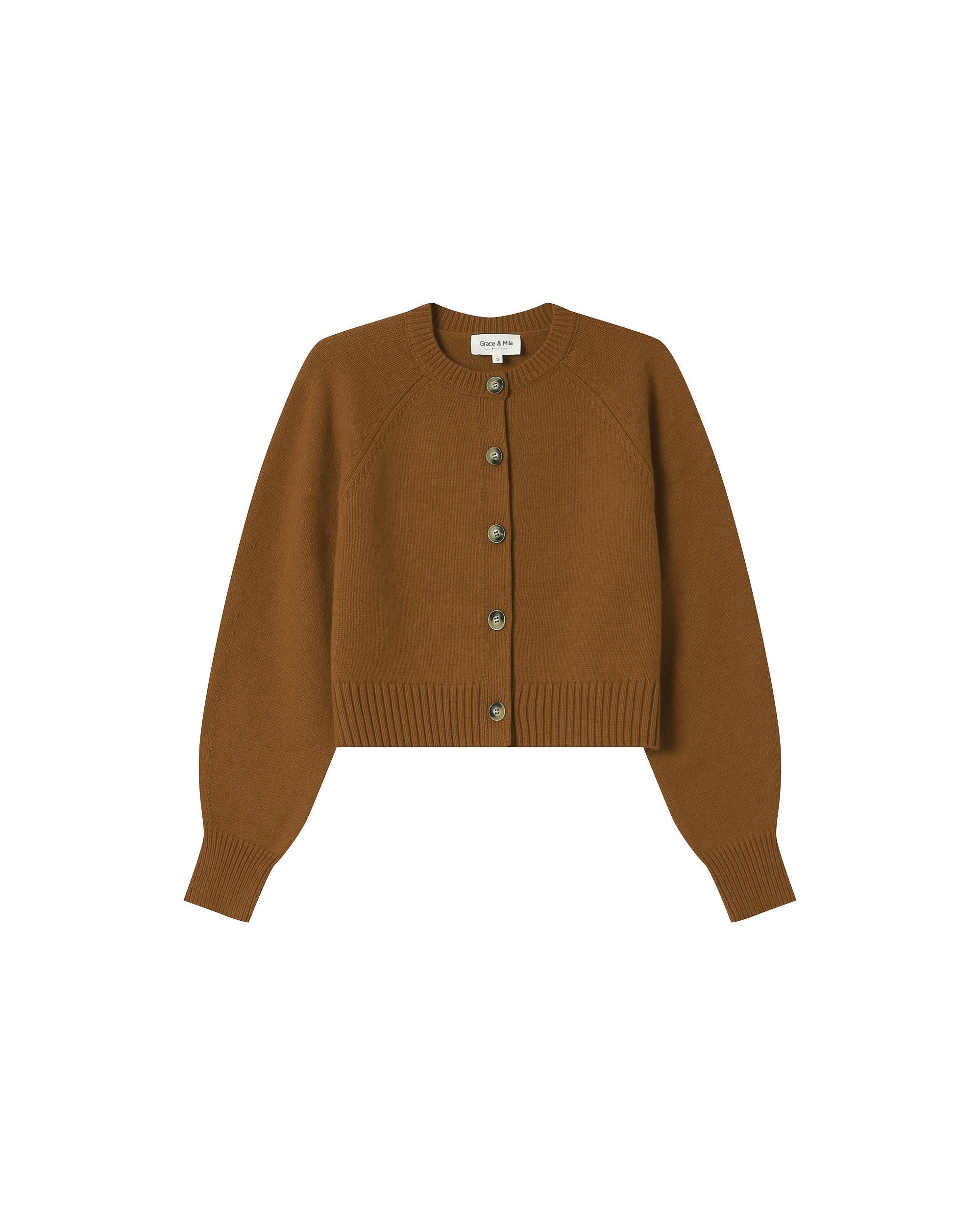Buttoned Cardigan Khaki Sanders