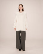 Pull Oversize Ecru Saverio