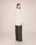 Pull Oversize Ecru Saverio