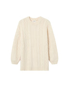 Pull Oversize Ecru Saverio