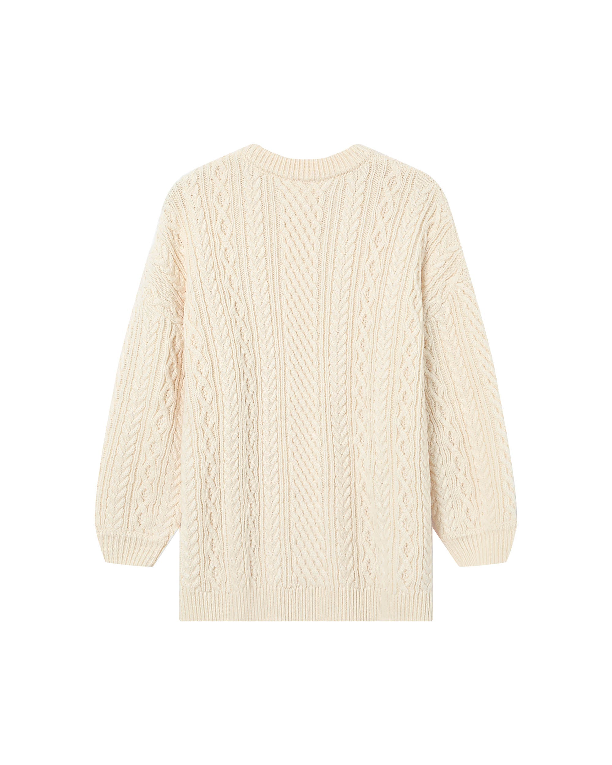 Pull Oversize Ecru Saverio