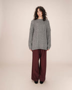 Pull Oversize Gris Saverio