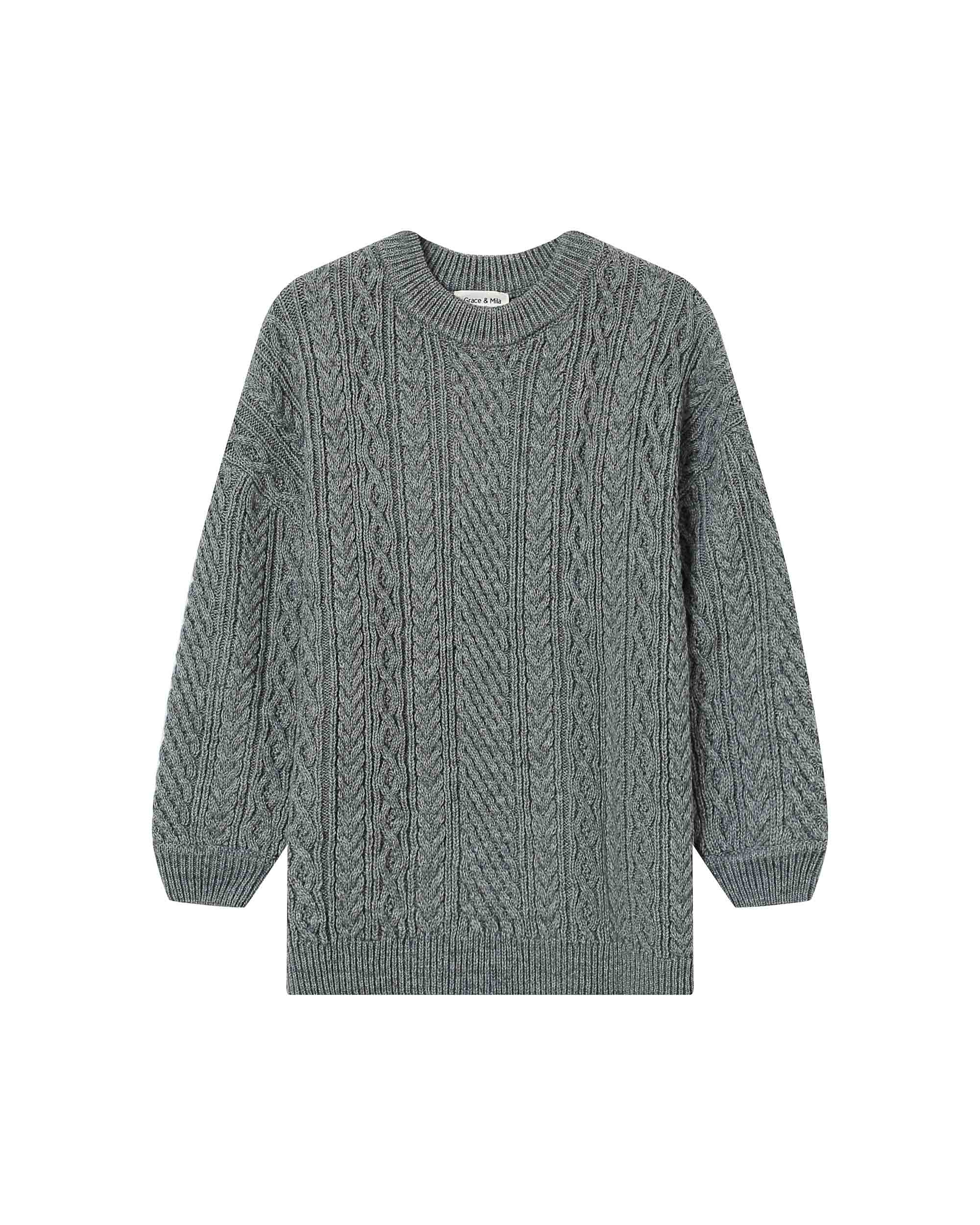 Pull Oversize Gris Saverio