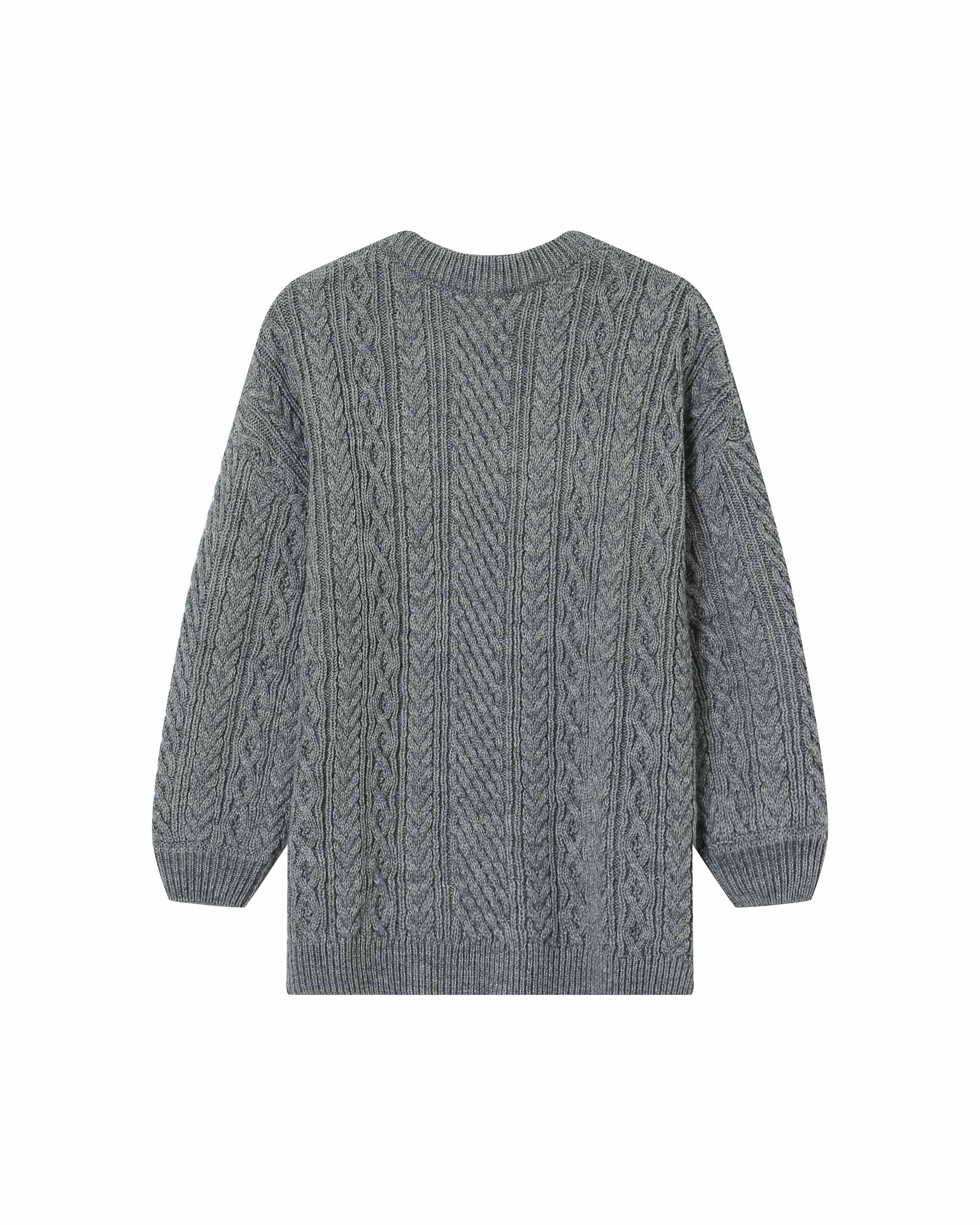 Pull Oversize Gris Saverio