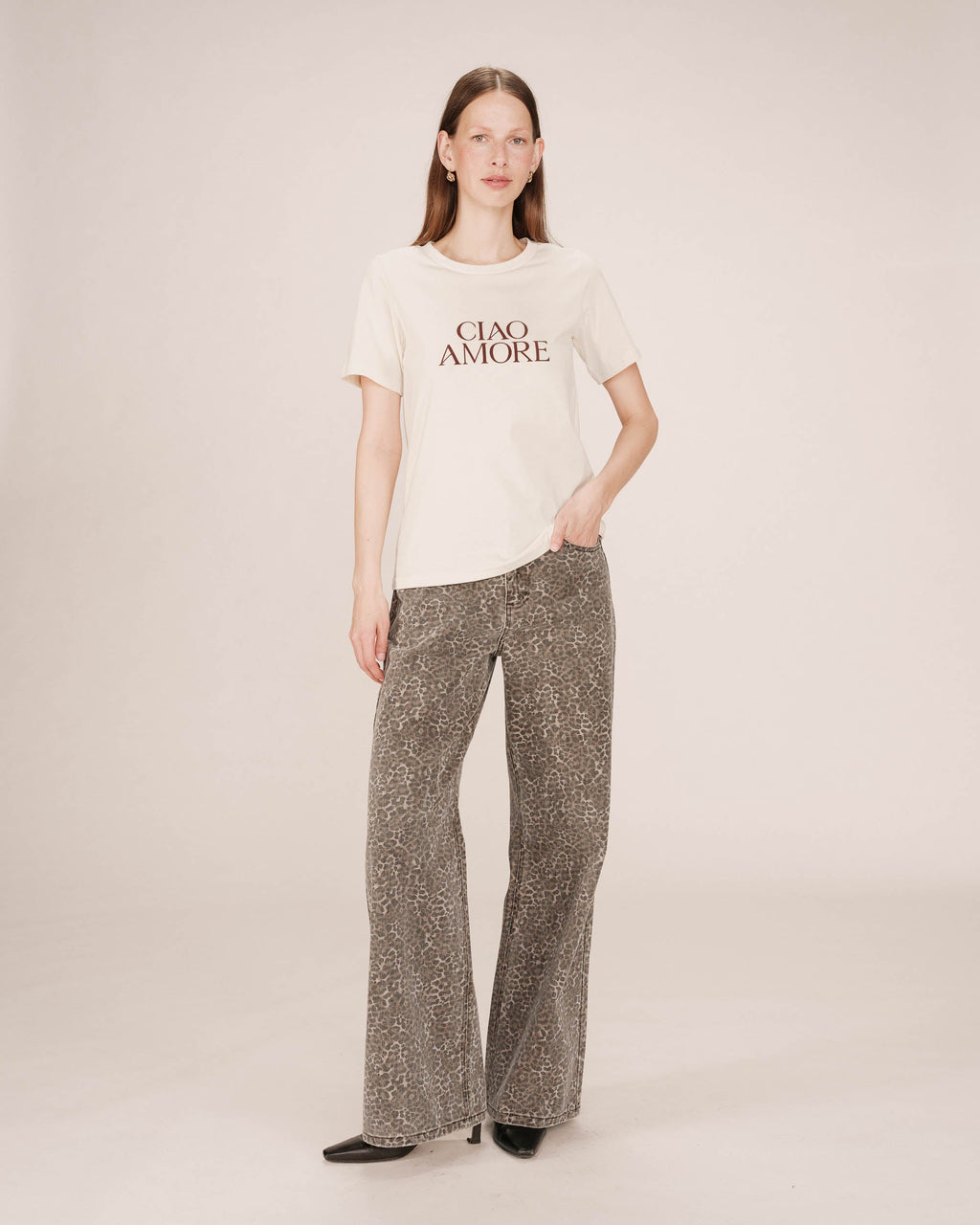T-Shirt Imprimé Ivoire Soft