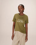 T-Shirt Imprimé Olive Soft