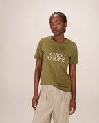 T-Shirt Imprimé Olive Soft