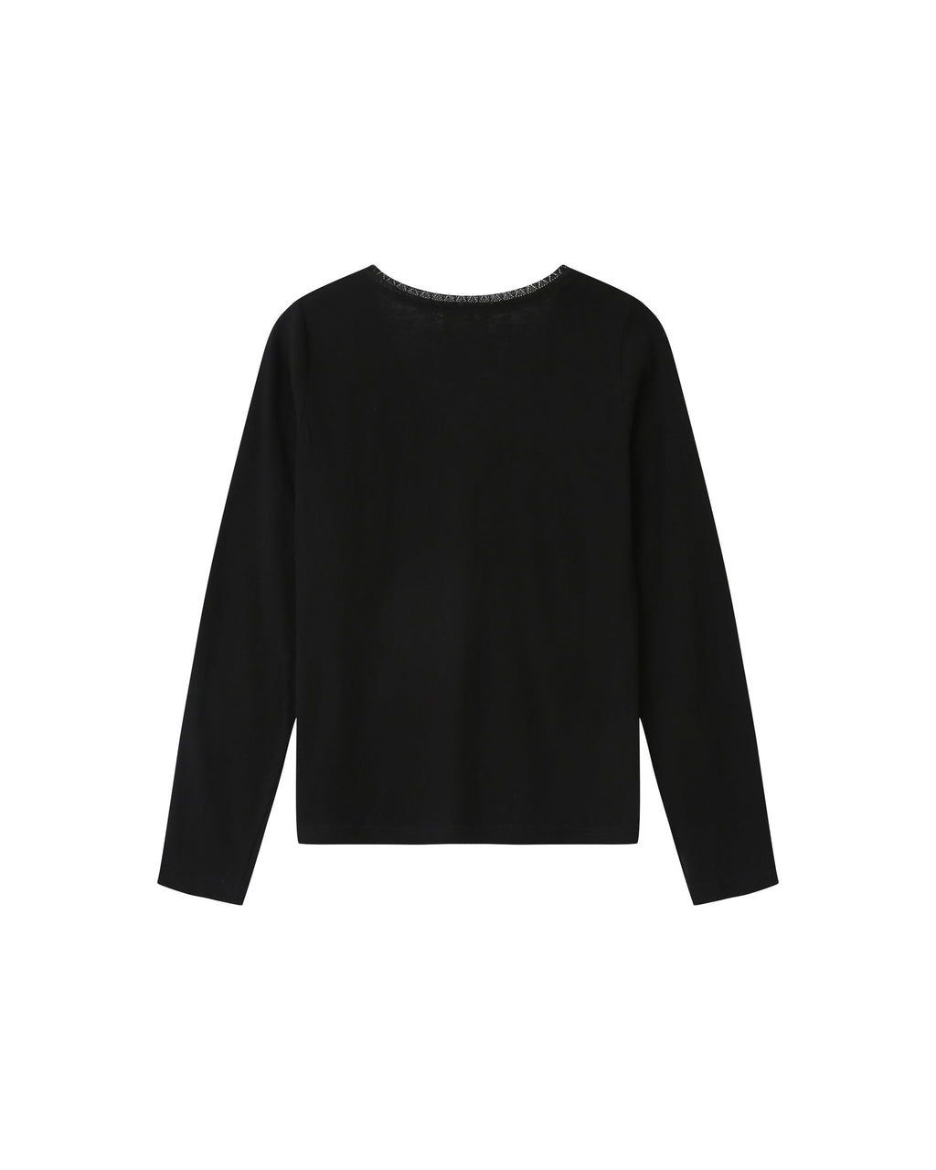 T-Shirt Col V Noir Selton