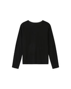 T-Shirt Col V Noir Selton