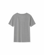 T-Shirt Col V Gris Stardust